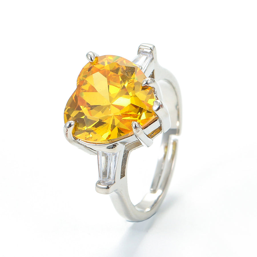 Dazzling Heart Sparkles Ring