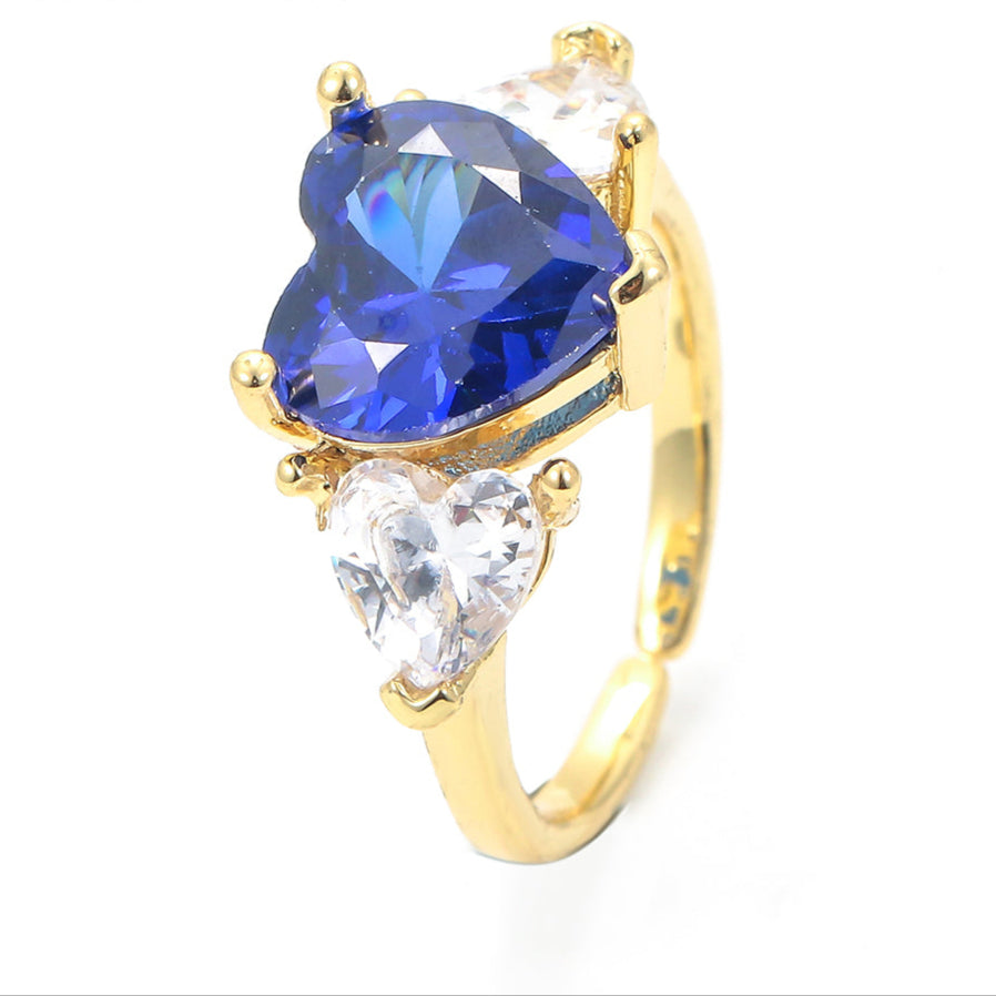 Dazzling Heart Sparkles Ring
