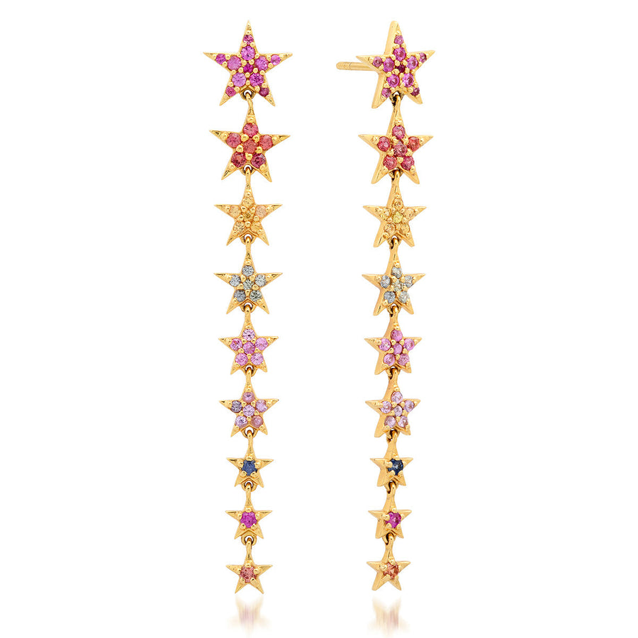 Celestial Linda Starfall Drop Earrings