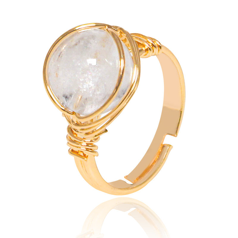 Gorgeous Elegant Sterling Tanjier Wire Wrapped Ring