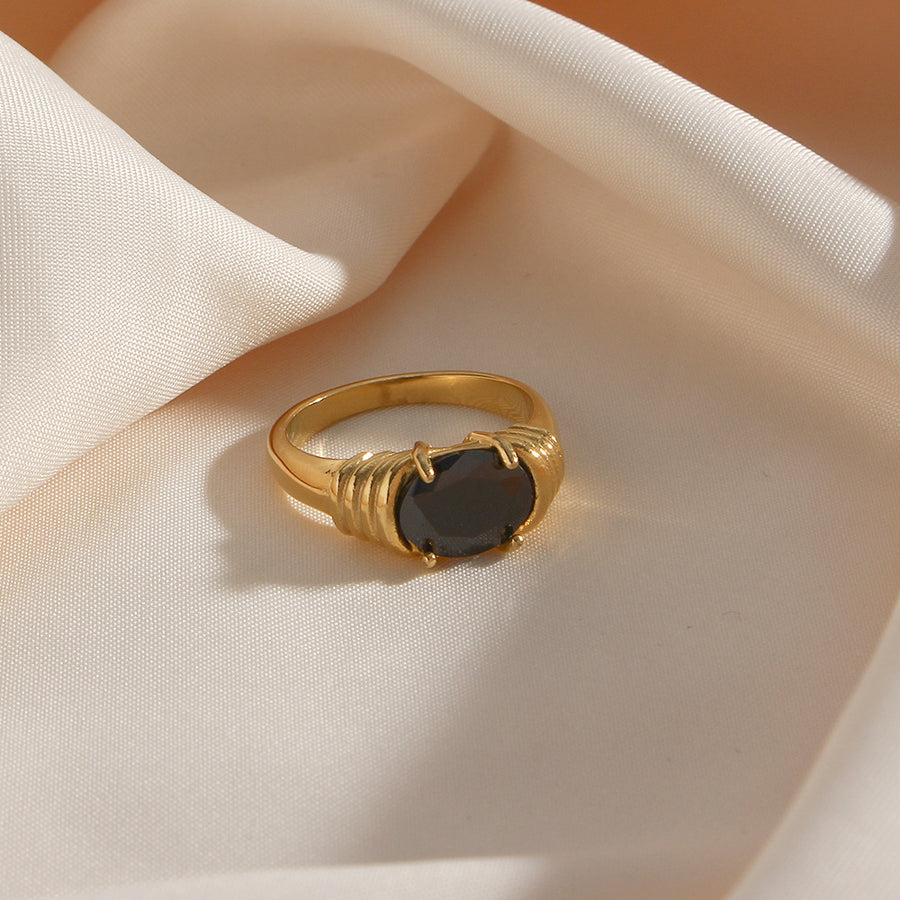 Pure Panchaloha Blue Sapphire and White Zircon Stone Ring – Sreenivasa  Fashion Jewellery