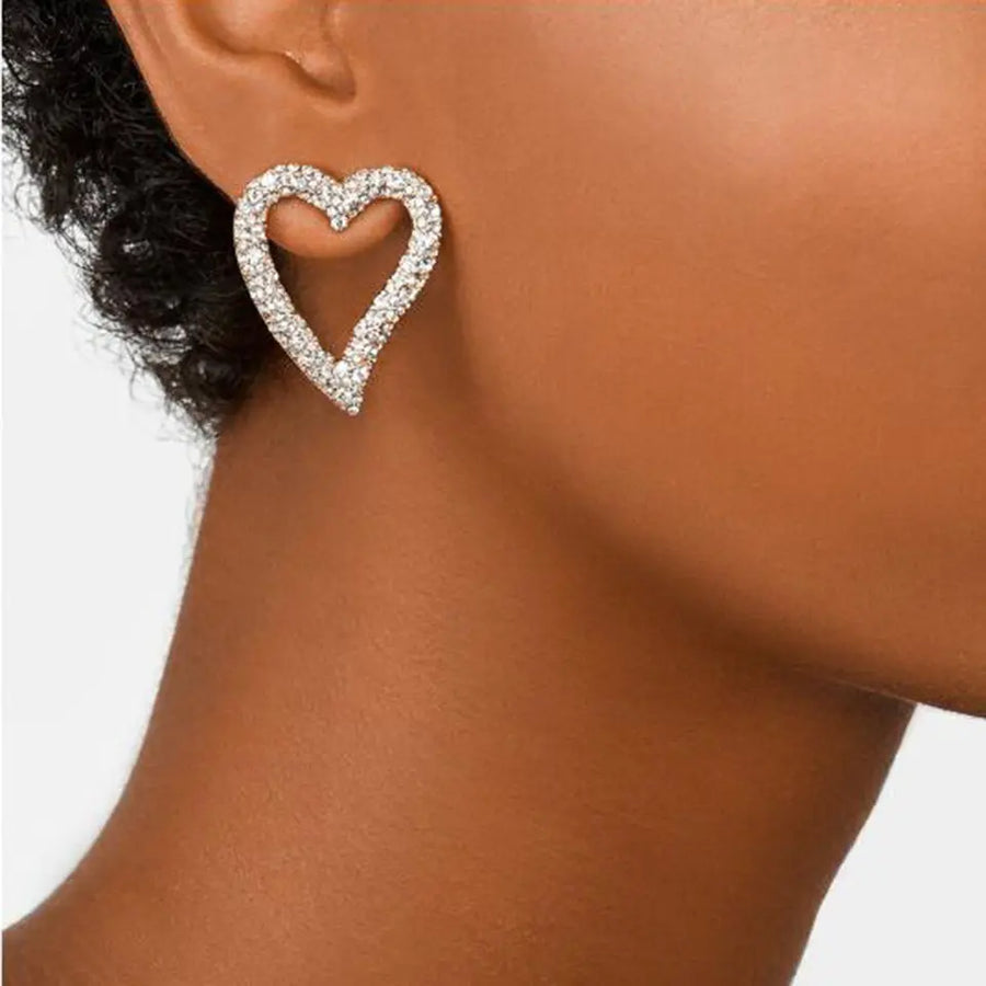 Love's Embrace Crystal Stud Earrings