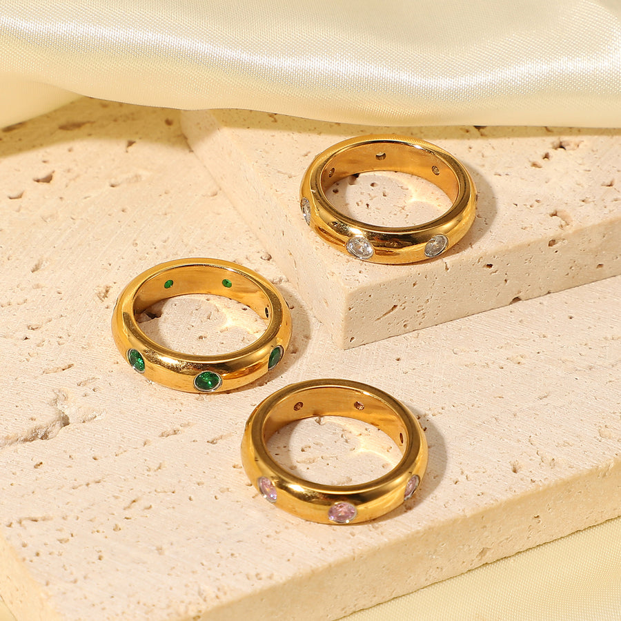Bright Days Natural Stone, Zircon Stone ring