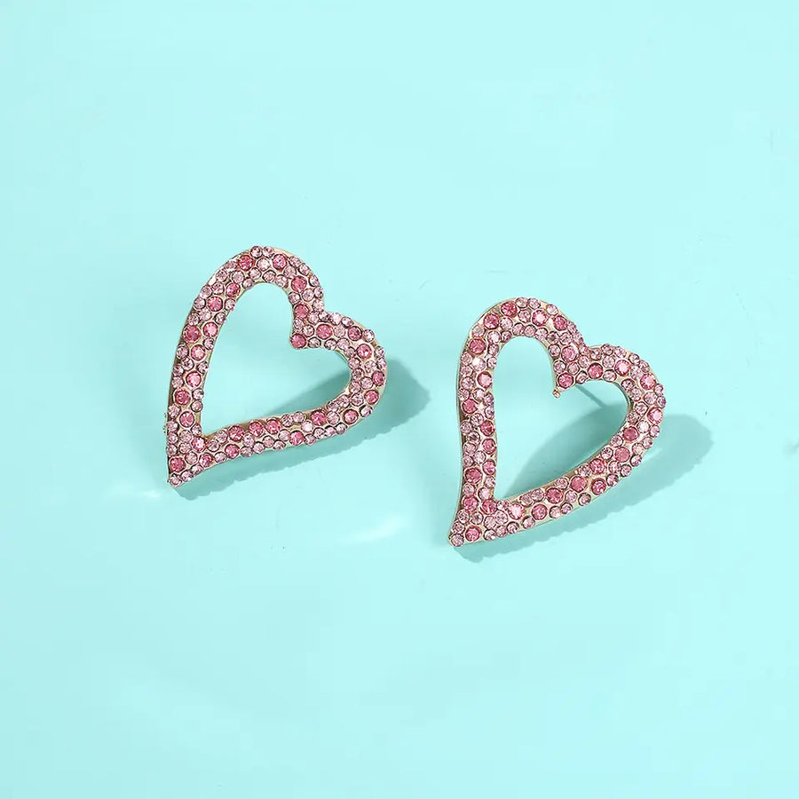 Love's Embrace Crystal Stud Earrings