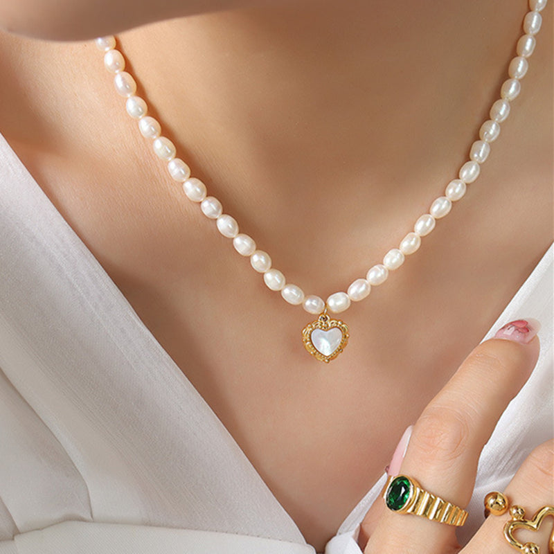 Beauty Elegant Natural Pearl Necklace