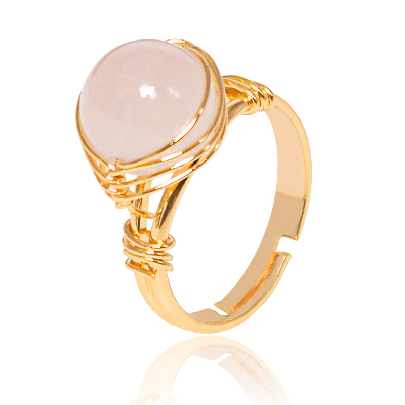 Gorgeous Elegant Sterling Tanjier Wire Wrapped Ring